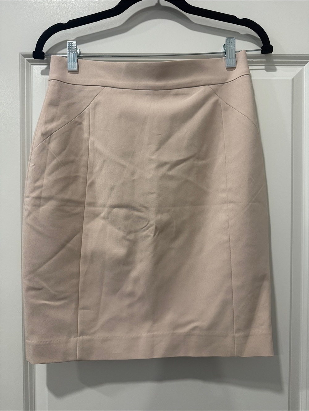 H&M Light Beige Pencil Skirt - Tailored Women’s Office Style